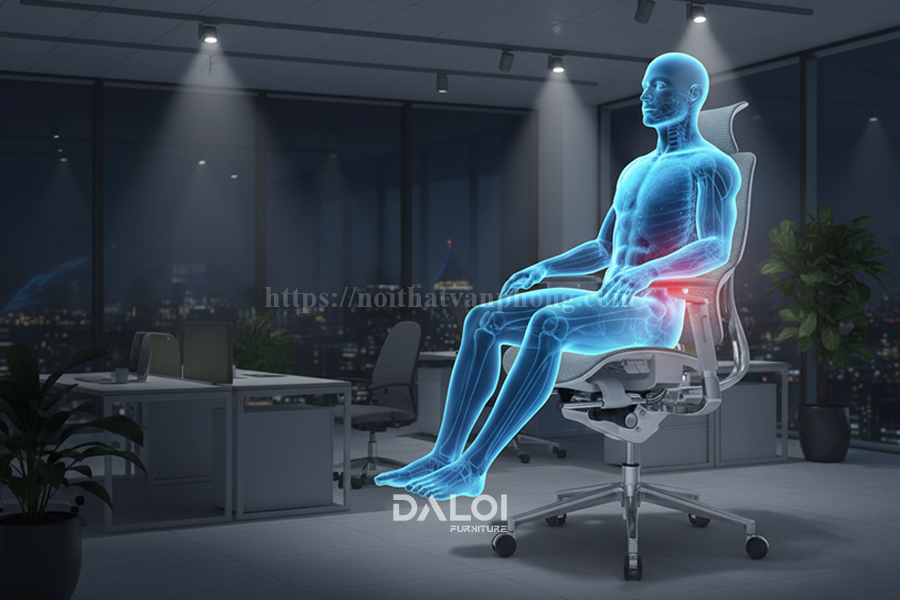 Ghế lưới công thái học – Giải pháp để ngồi 8 tiếng không đau lưng?