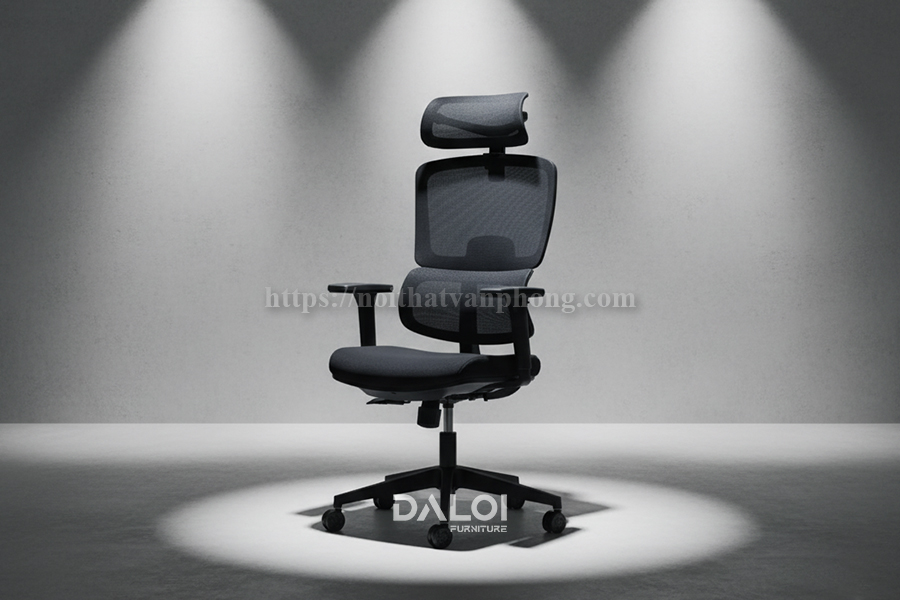 Ghế lưới lãnh đạo FMX827 – Công thái học hoàn hảo cho người đứng đầu