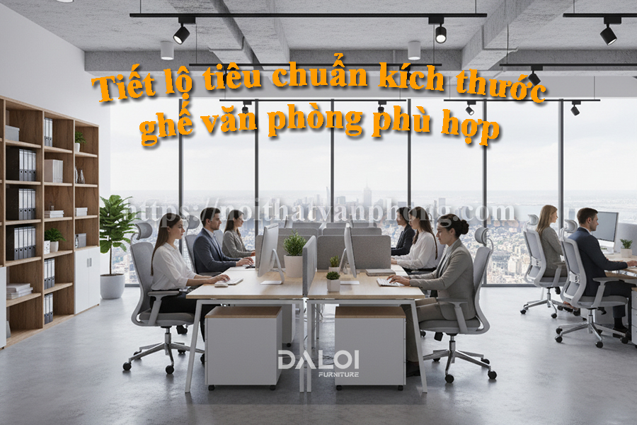 Tiết lộ tiêu chuẩn kích thước ghế văn phòng phù hợp