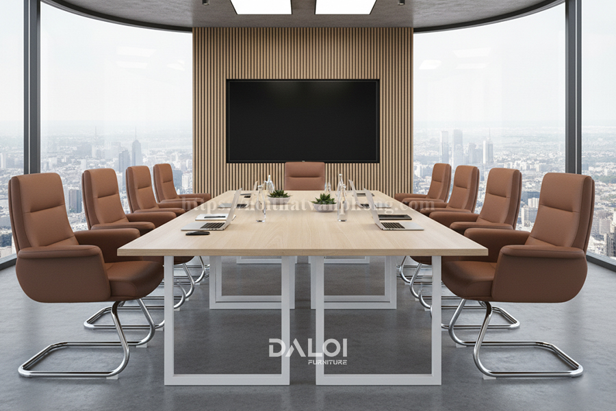 Ghế da chân quỳ – Thể hiện đẳng cấp của không gian họp cao cấp
