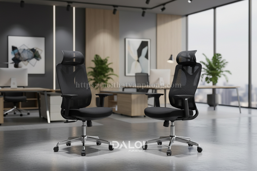 Ưu điểm nổi bật của ghế lưới văn phòng trong không gian nhỏ