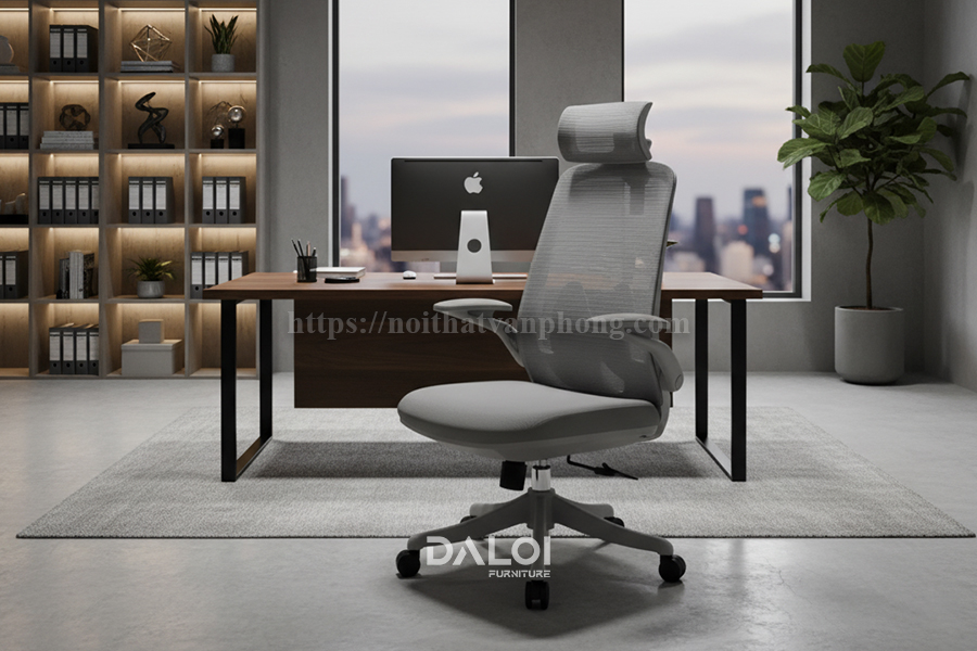 Ưu điểm nổi bật của ghế lưới văn phòng màu xám