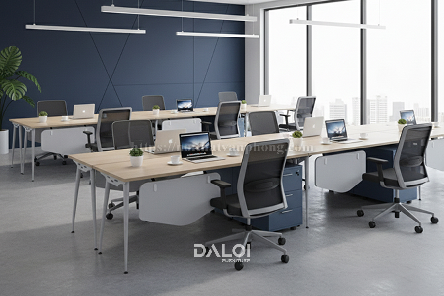 Nội Thất Đa Lợi – Giải pháp bàn chân sắt đôi cho doanh nghiệp tại Hà Nội