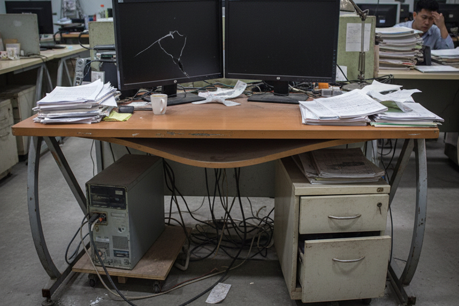 Vì sao nhiều văn phòng gặp vấn đề với bàn làm việc sau 6–12 tháng?