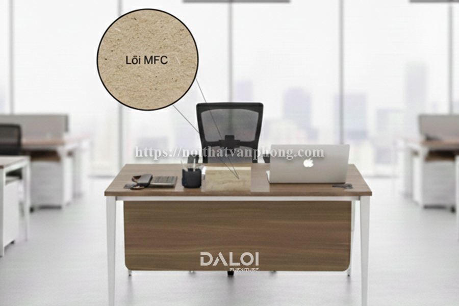 Bàn chân sắt mặt gỗ MFC – tối ưu chi phí nhưng có giới hạn