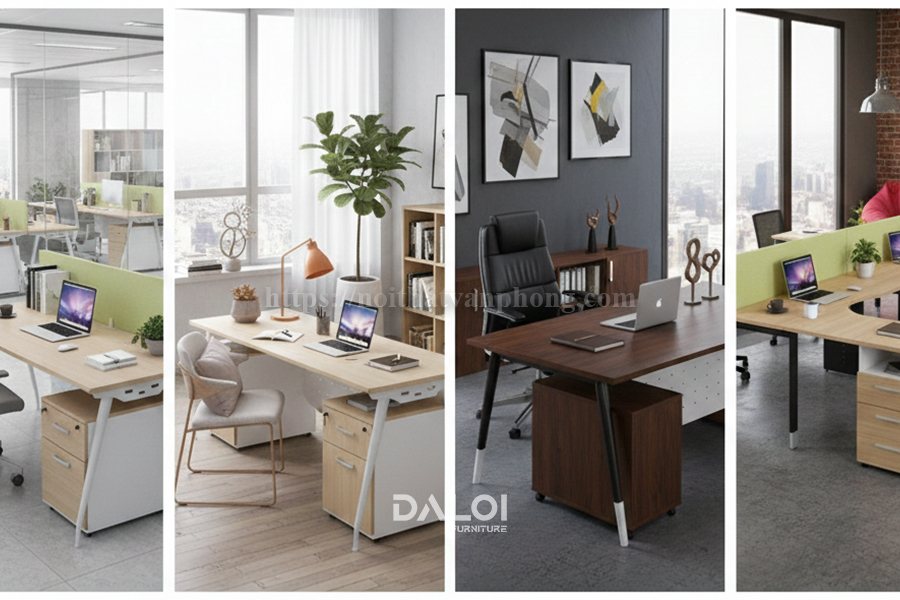 Bàn làm việc chân sắt có hộc tủ phù hợp với những ai?