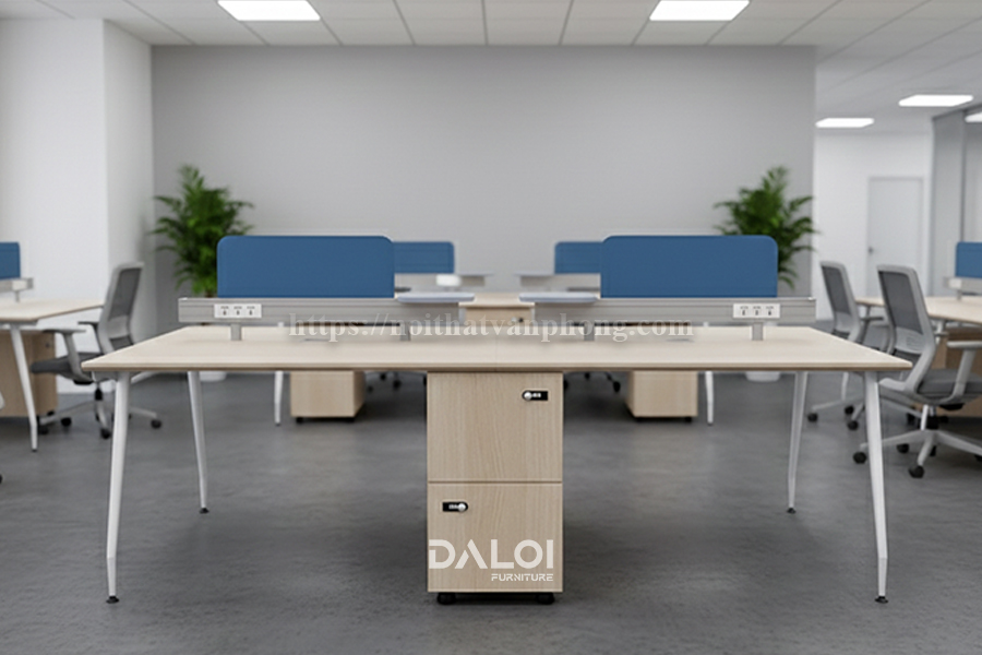 Cụm bàn làm việc chân sắt FMB04VK