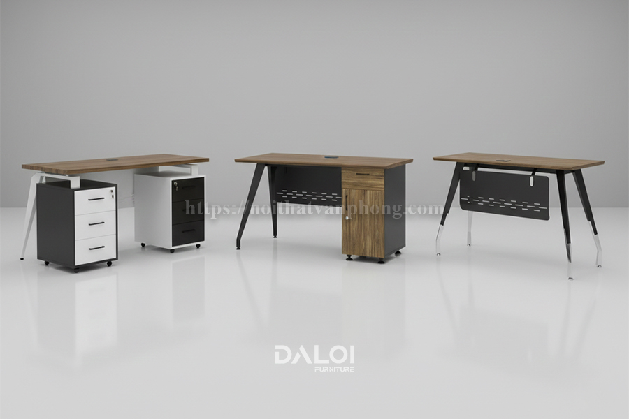 Vì sao nên mua bàn chân sắt mặt gỗ công nghiệp 120x60 tại Nội thất Đa Lợi?