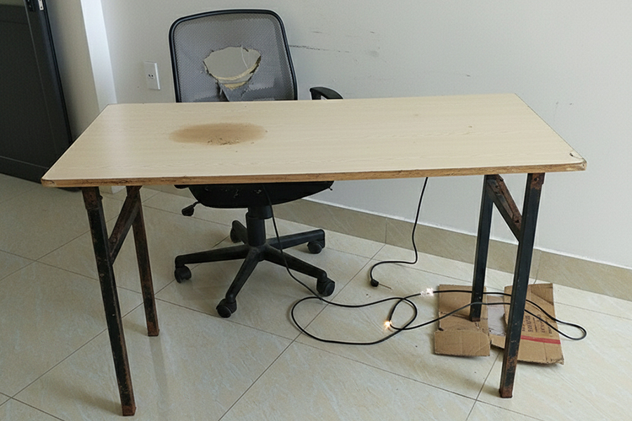 Những rủi ro thường gặp khi mua bàn chân sắt mặt gỗ công nghiệp 120x60 giá rẻ trôi nổi