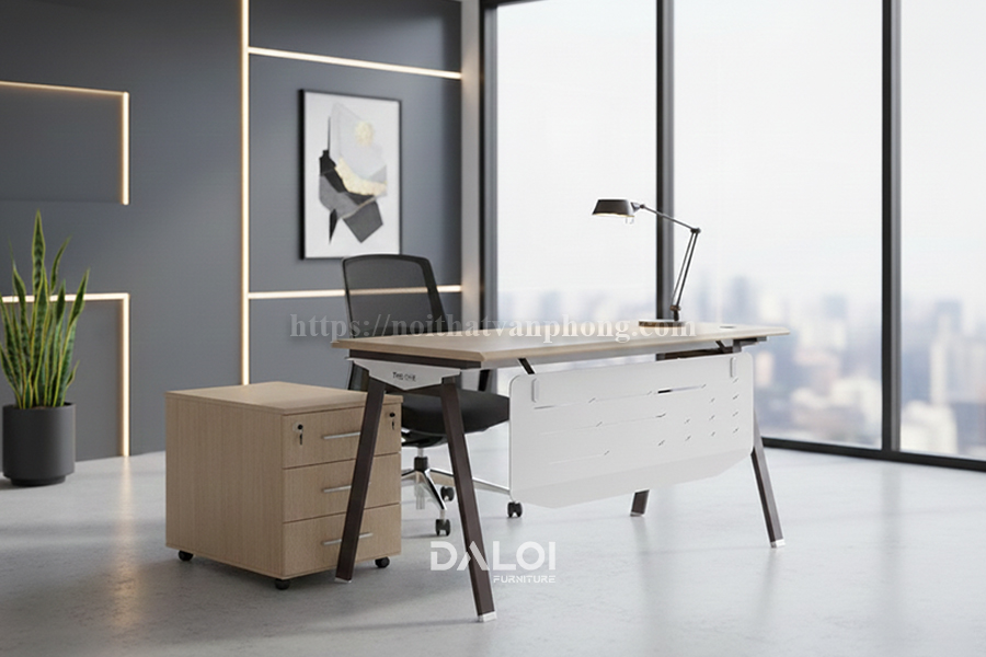 Ưu điểm nổi bật của bàn chân sắt mặt gỗ công nghiệp 120x60