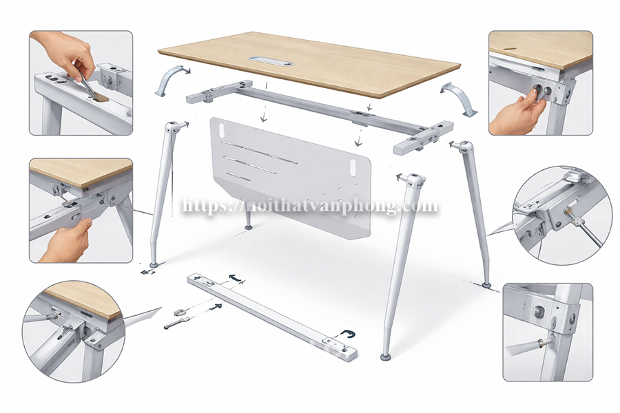 Cấu tạo bàn chân sắt ảnh hưởng thế nào đến việc tháo lắp?