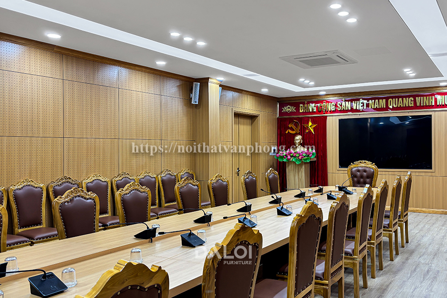 Cung cấp nội thất phòng họp tại Đảng ủy phường Phú Thượng