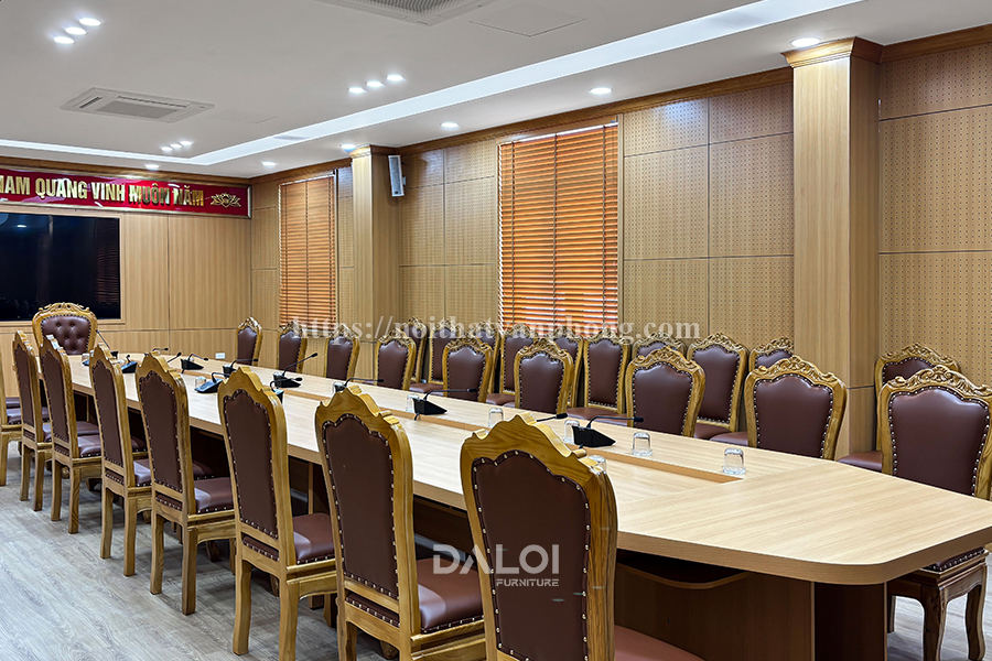 Cung cấp nội thất phòng họp tại Đảng ủy phường Phú Thượng