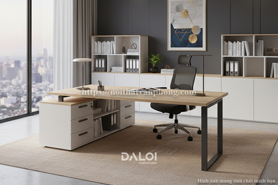 Nội Thất Đa Lợi – Giải pháp bàn chân sắt cho góc làm việc cá nhân tối ưu