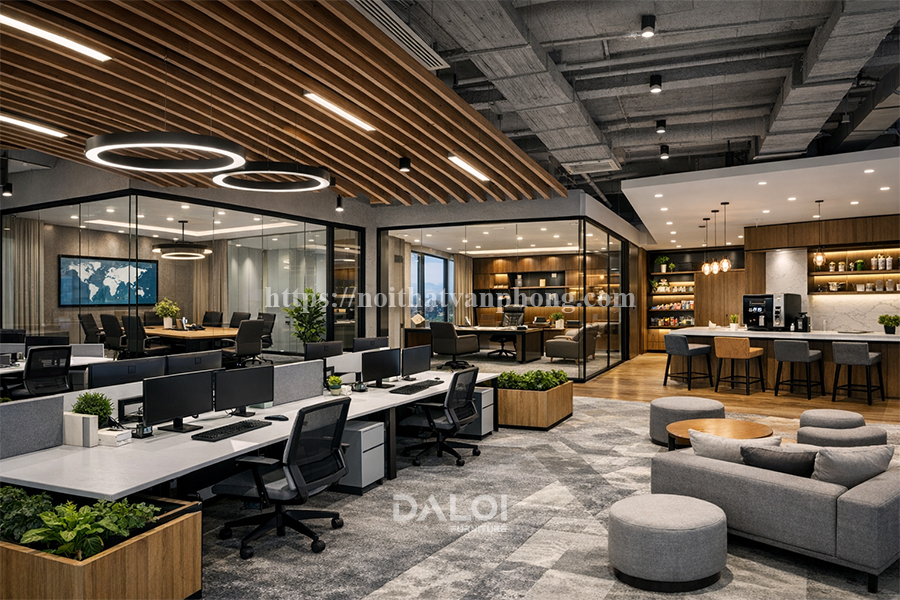 Những lưu ý khi thiết kế nội thất văn phòng 400m2
