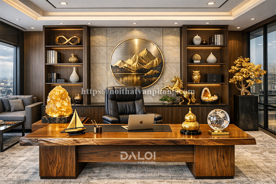 khu vực phòng giám đốc trong thiết kế nội thất văn phòng 400m2