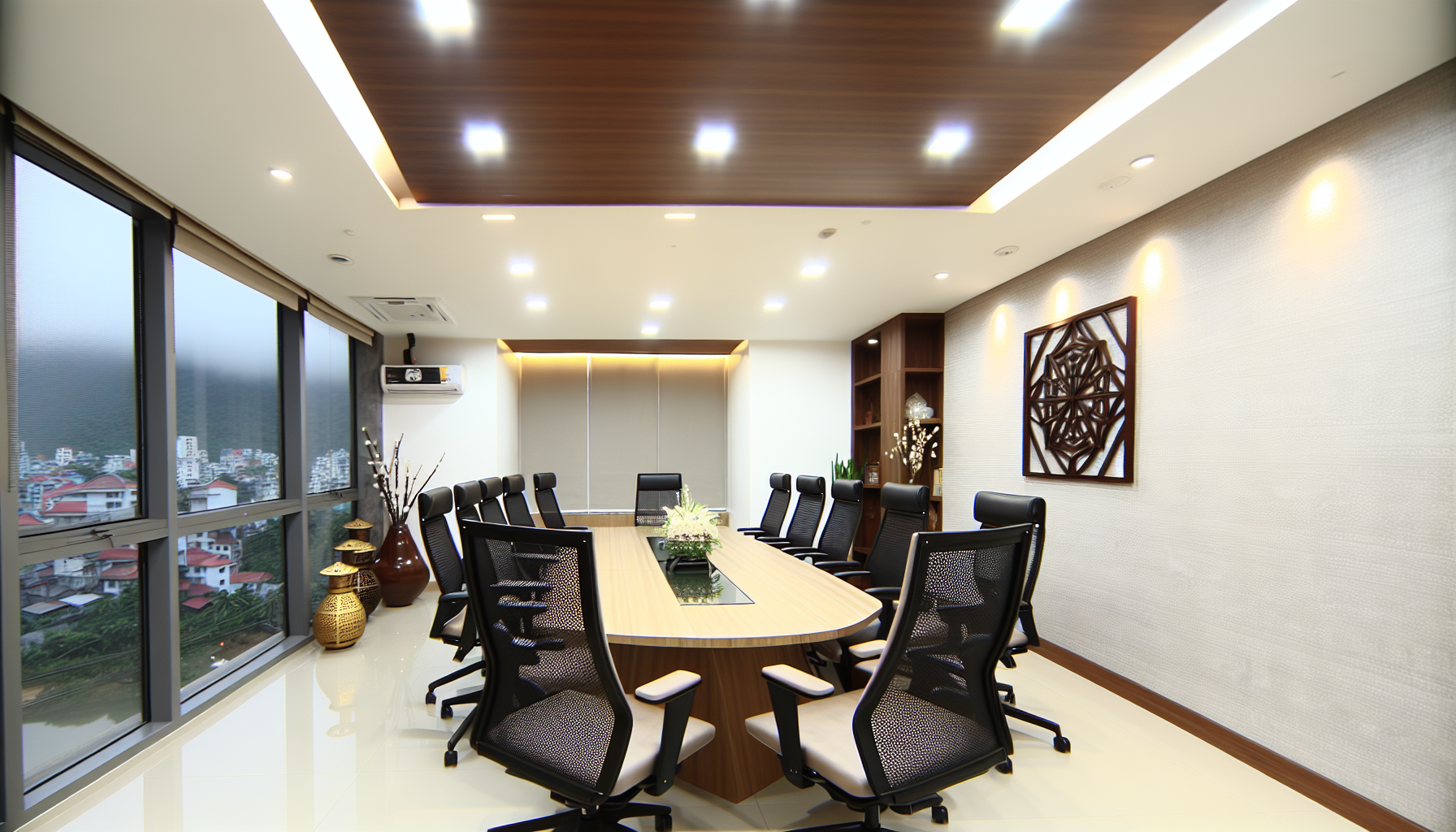 Bàn họp 10 người cho phòng họp lớn tại miền Bắc Việt Nam