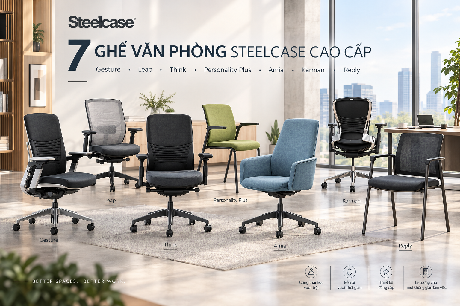 ghế-văn-phòng-Steelcase-cao-cấp