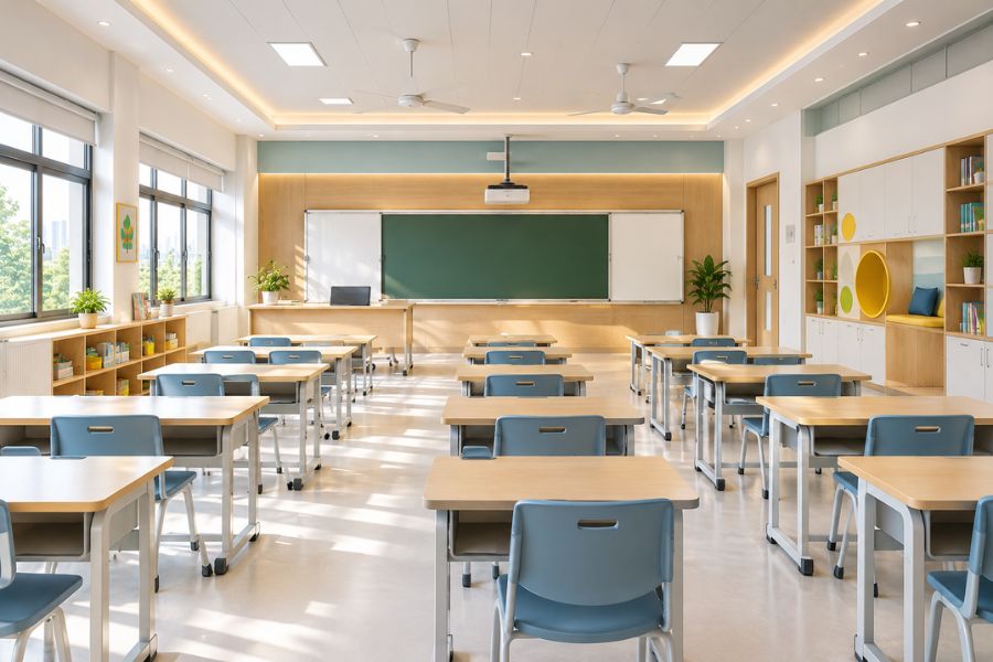 thiết-kế-nội-thất-lớp-tiểu-học