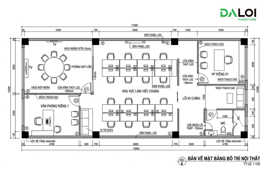 bản vẽ thiết kế nội thất 2d
