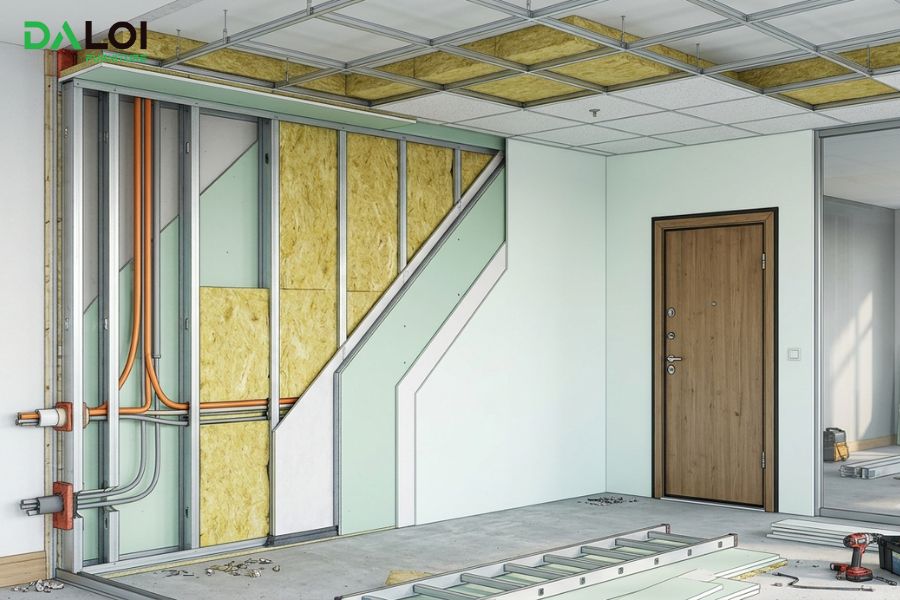 Các hạng mục thi công cách âm phòng họp