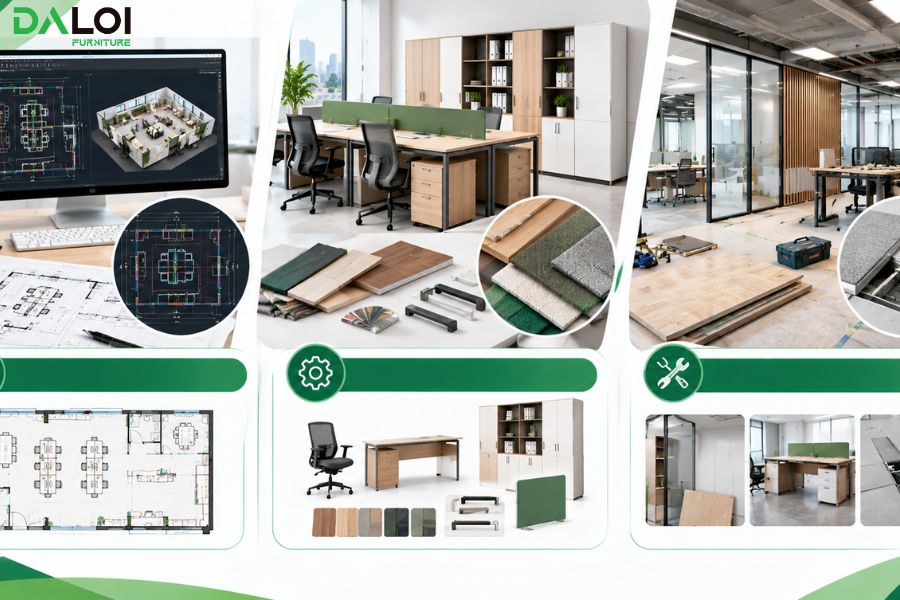 hạng mục thay đổi bản vẽ thiết kế nội thất