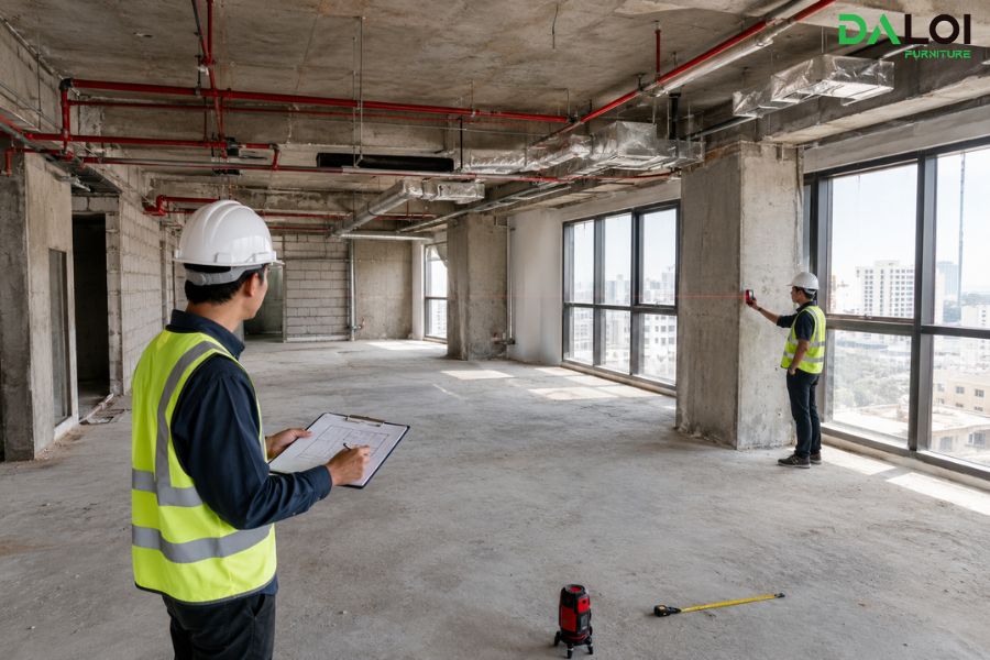 khảo sát hiện trạng nội thất