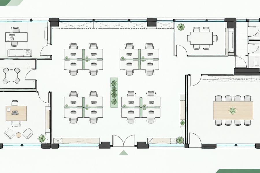 ký hiệu bàn ghế trên bản vẽ nội thất