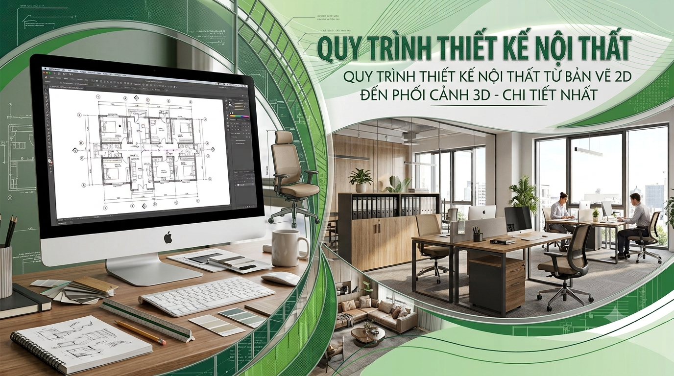 quy trình thiết kế nội thất