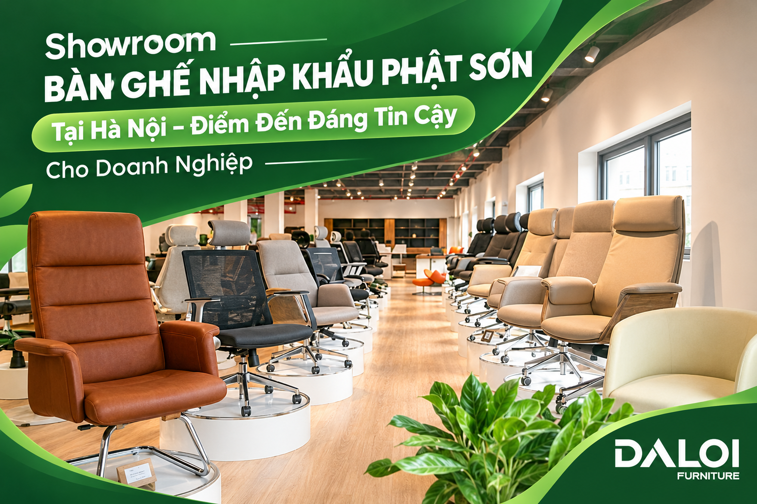 showroom bàn ghế nhập khẩu phật sơn