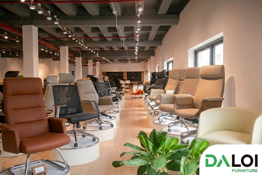 Showroom nội thất văn phòng nhập khẩu trung quốc